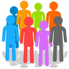 Symbolbild Gruppe von Menschen